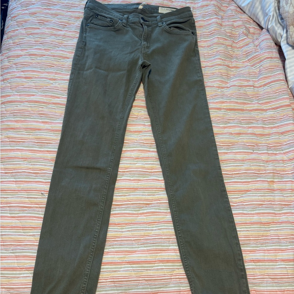 Rag & Bone Sage Green Denim